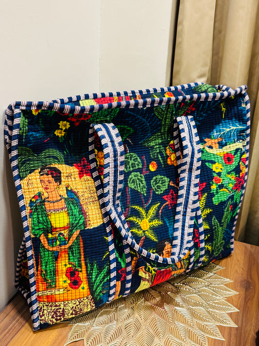 Charitra Sanchika Colorful dark bag