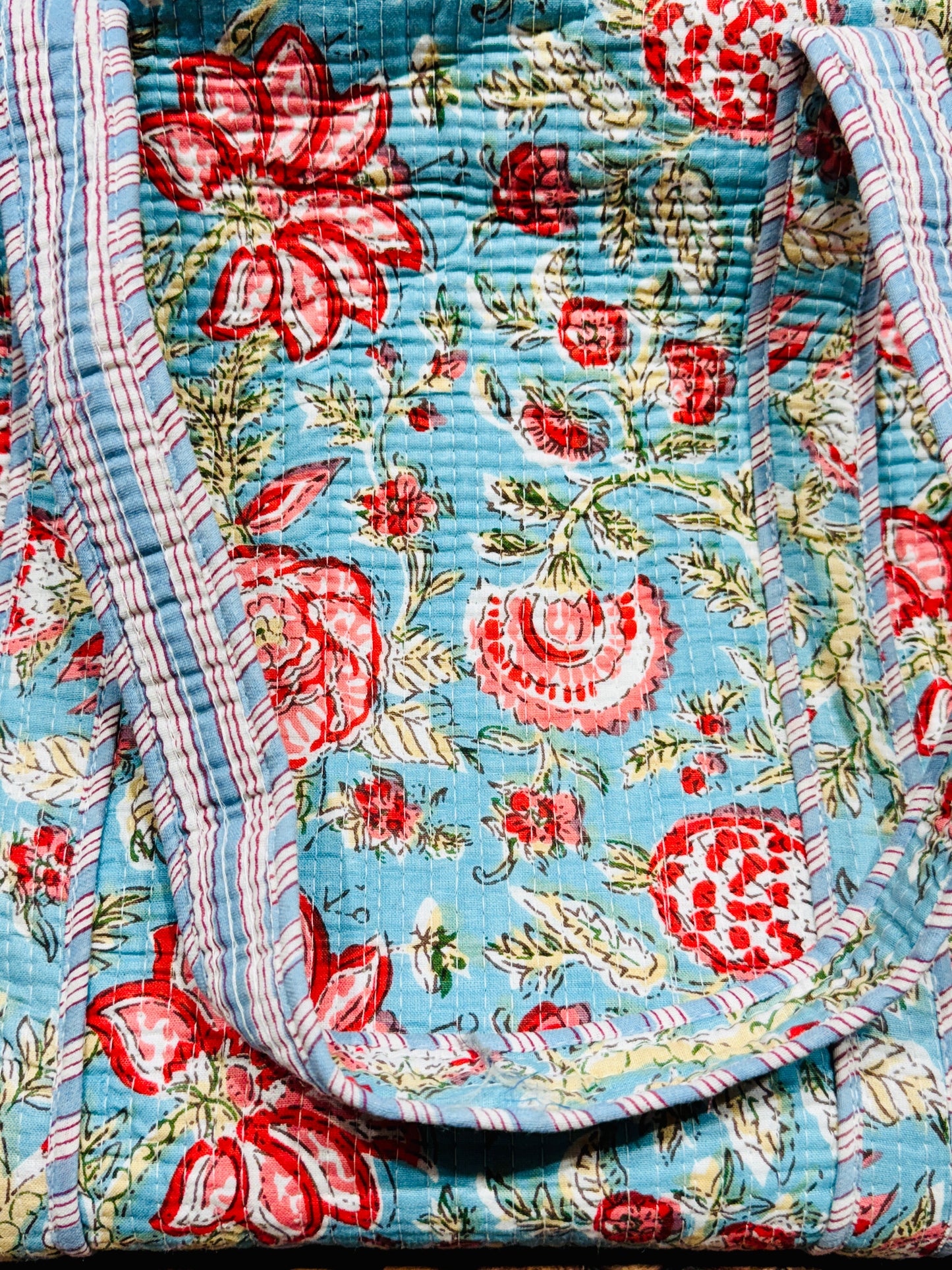 Charitra sanchika blue tote bag