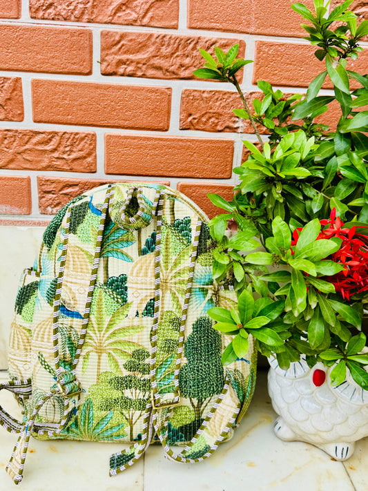 Bag pack pichwai print