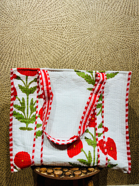 Charitra sanchika red white without zip