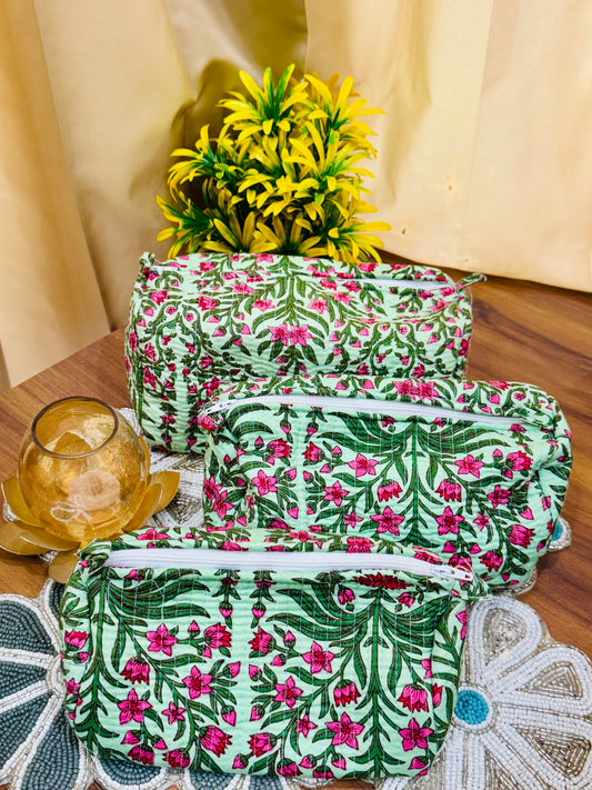 Charitra sanchika green pouch