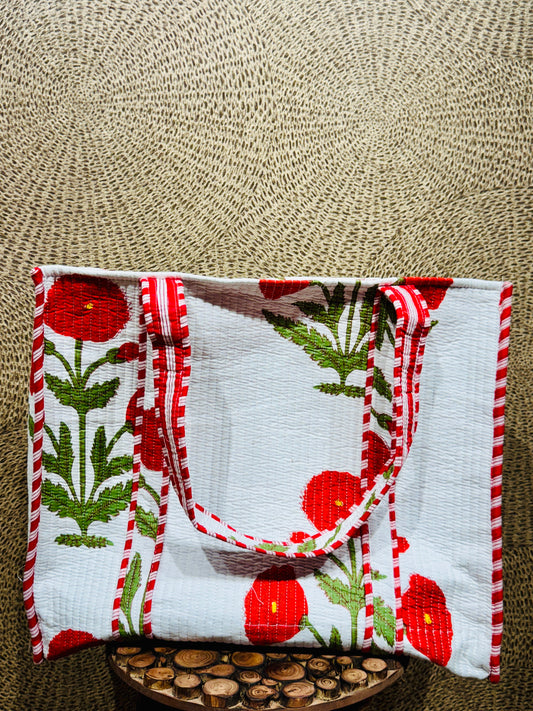 Charitra sanchika red white without zip