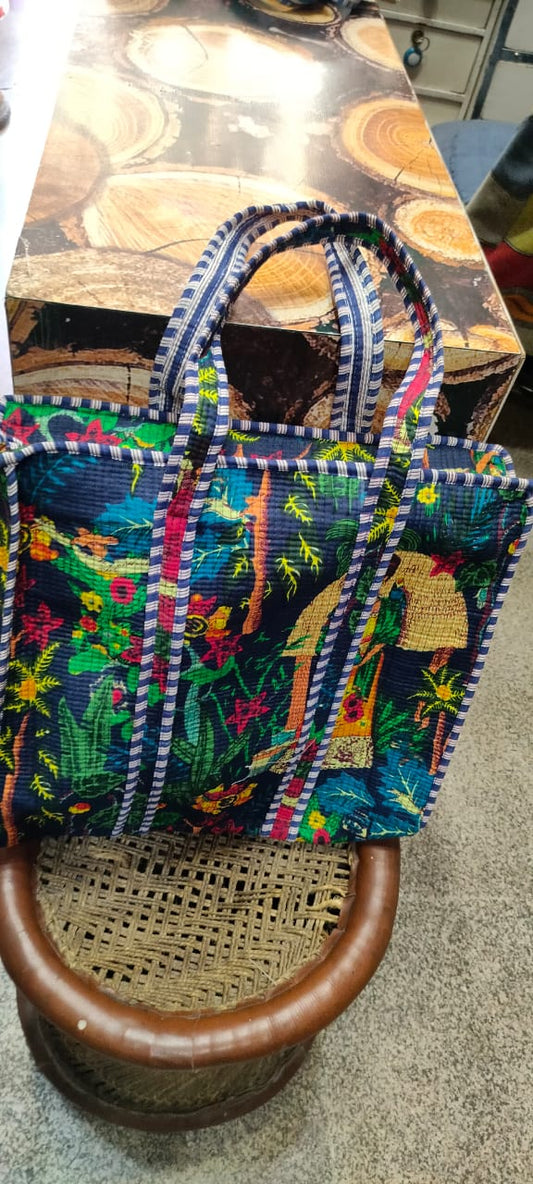 Charitra Sanchika Colorful dark bag