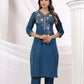 Neel Pushp Vastra Dupatta set