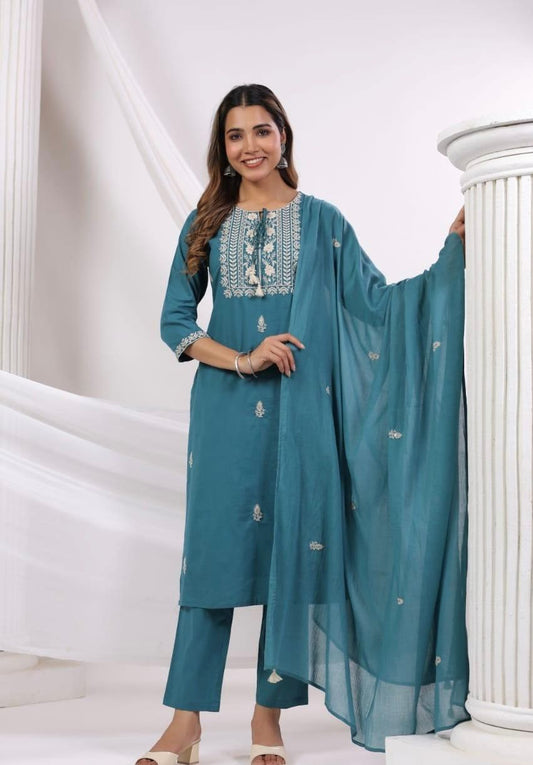 Neel Kamal dupatta set