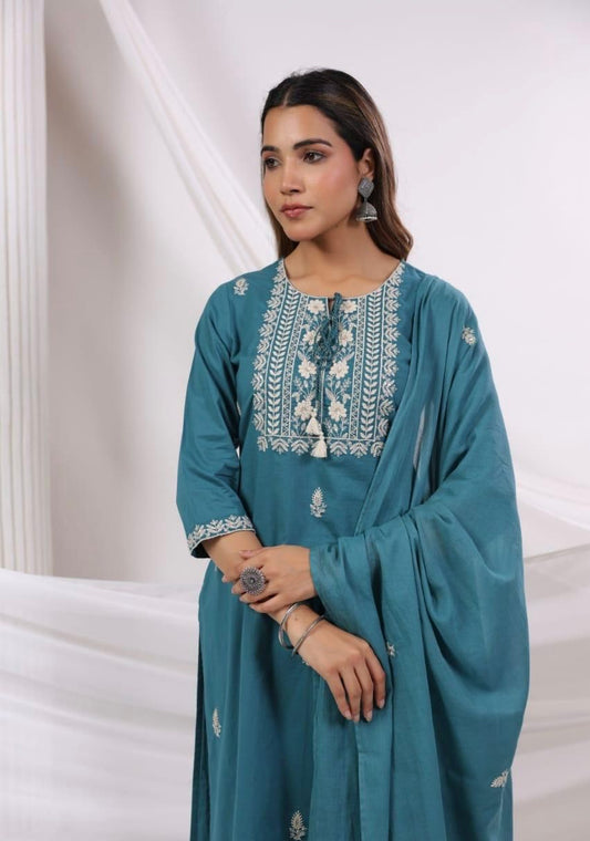 Neel Kamal dupatta set