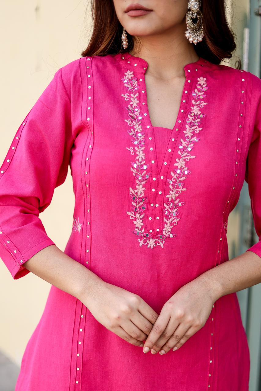 Gulab-e-noor Co-ord set