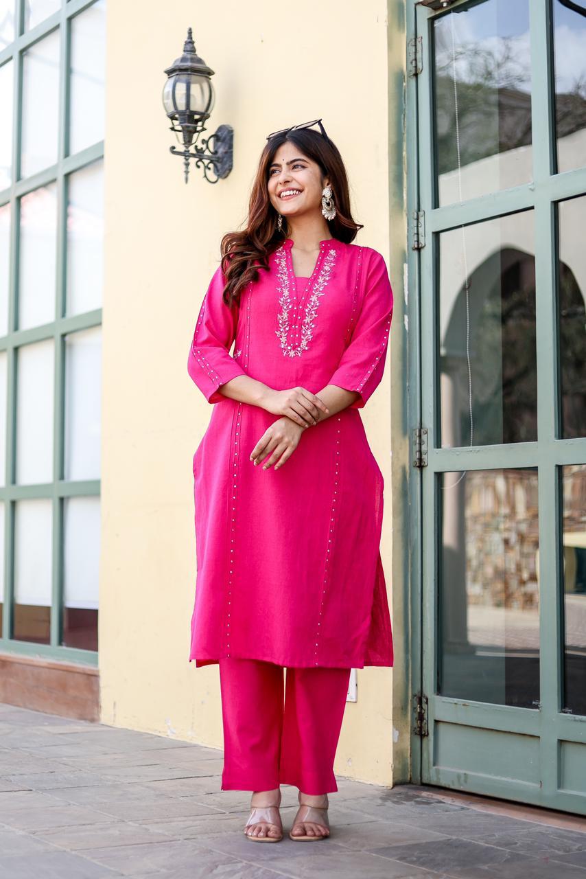 Gulab-e-noor Co-ord set