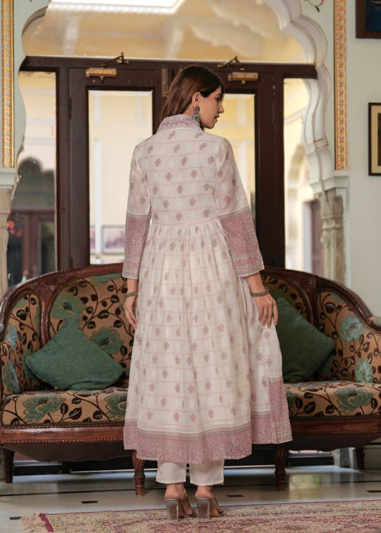 Shubhra Anarkali suit
